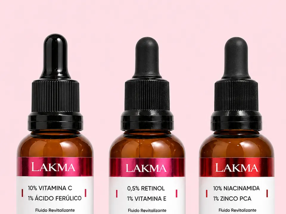 Três fluidos revitalizantes home care Lakma