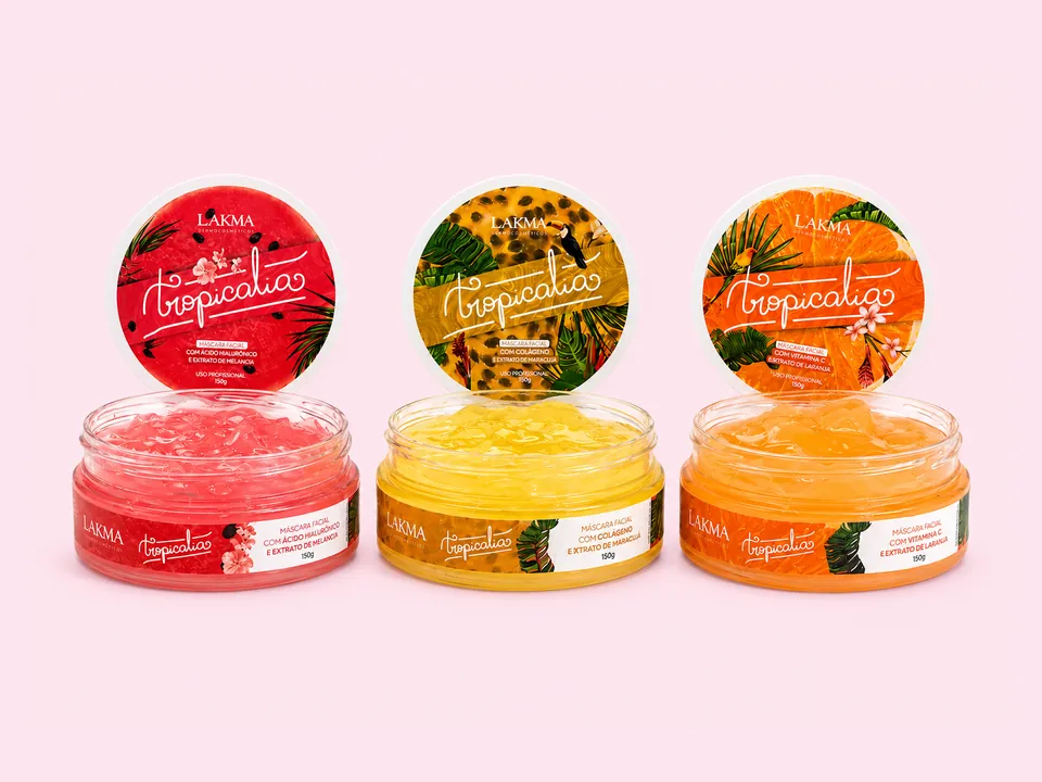 Kit de máscaras Tropicália Lakma
